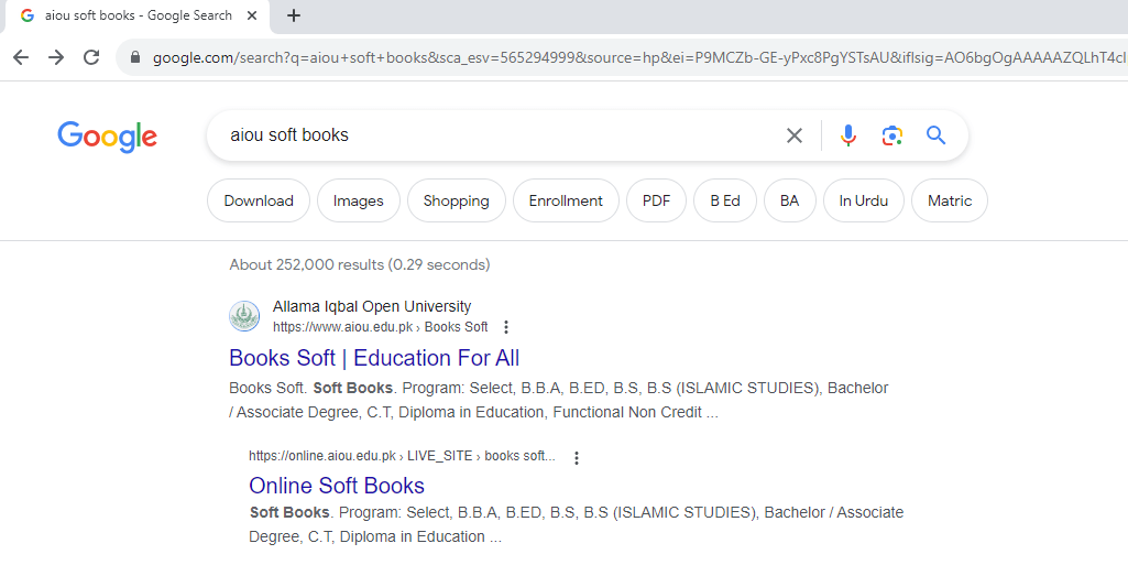 3 Step Click on the first Result